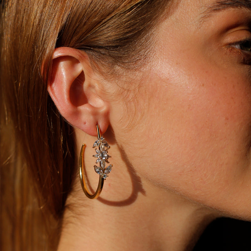 Mary Hoop Earrings | S