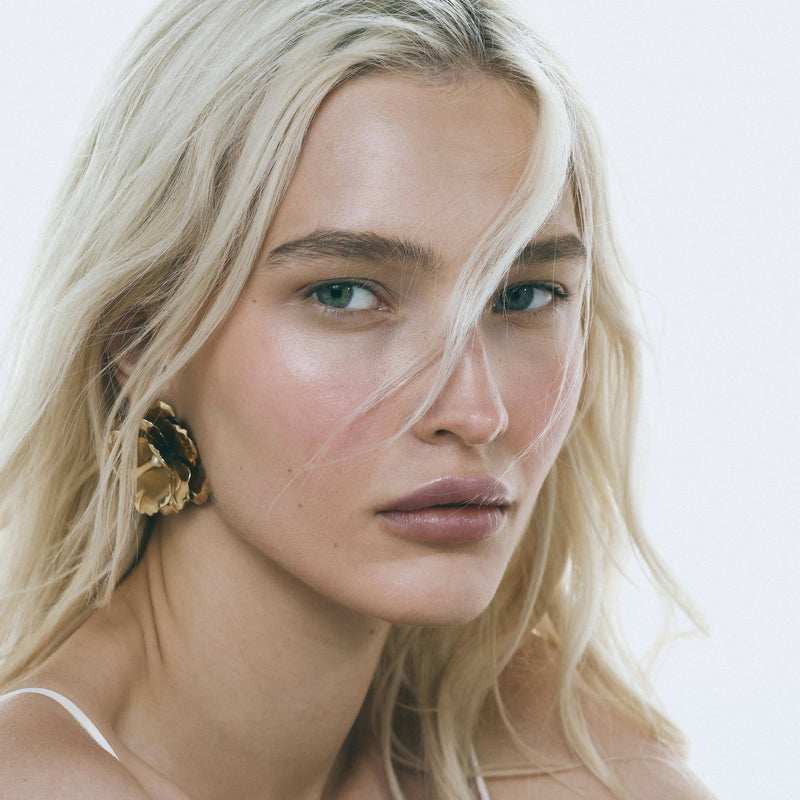 Golden Flower Earrings | L