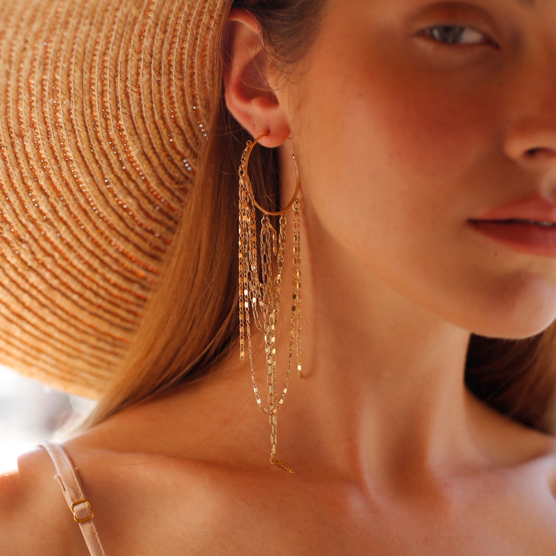 Nadine Hoop Earrings