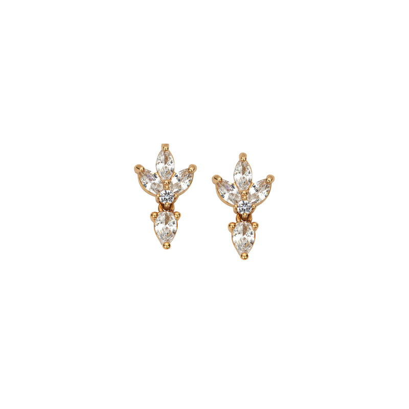 LOTUS DROP EARRINGS