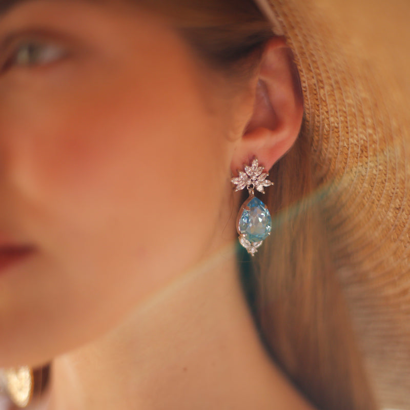 Cielo Earrings | Light Blue