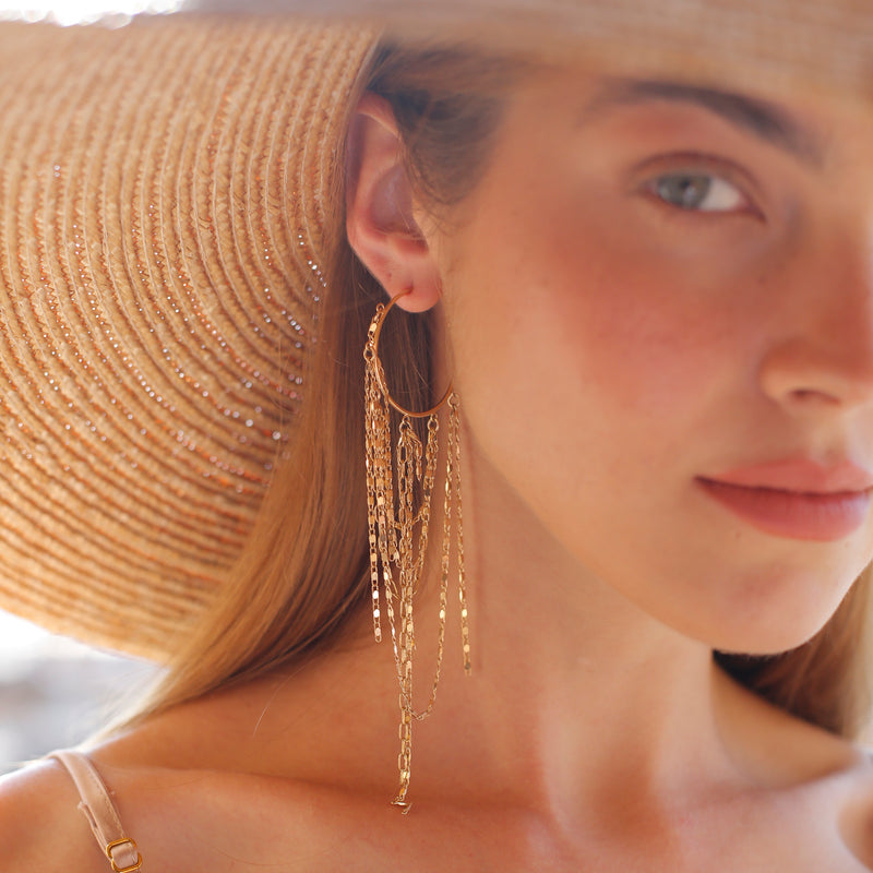 Nadine Hoop Earrings