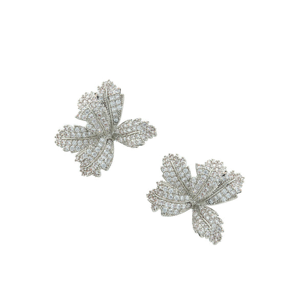Crystal Lily Earrings