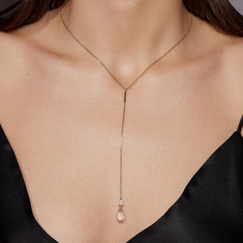 Pure Lone Necklace | Y-Cut