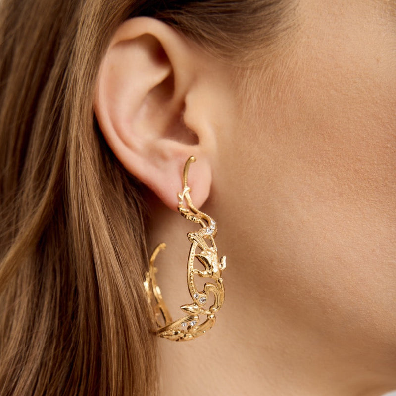 Nar Hoop Earrings | L
