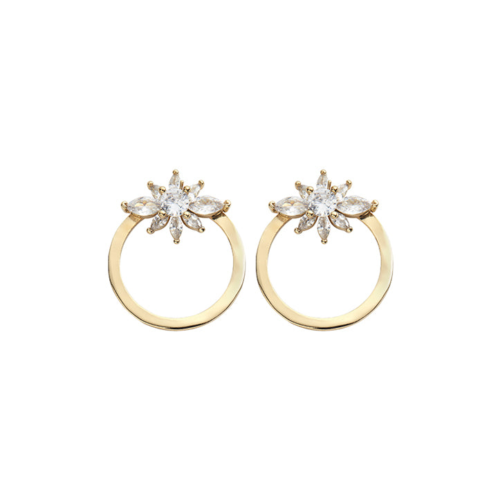 Bar Hoop Earrings