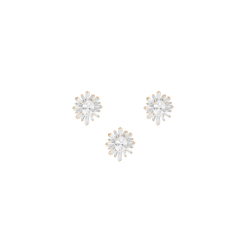 Sun hair Studs