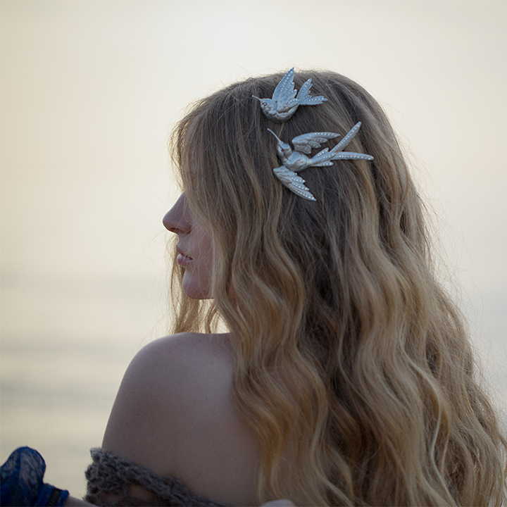 Sunbird Hair Pin