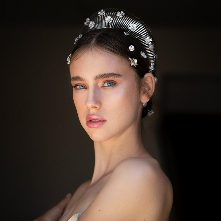 Aura Hair Studs