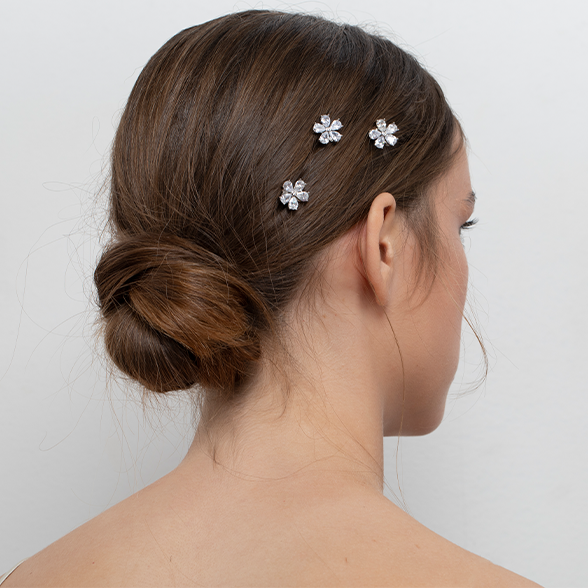 Flower Hair Studs