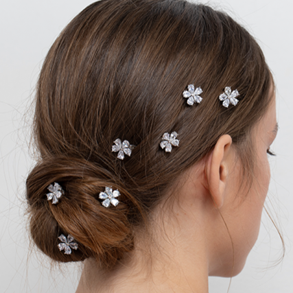 Flower Hair Studs