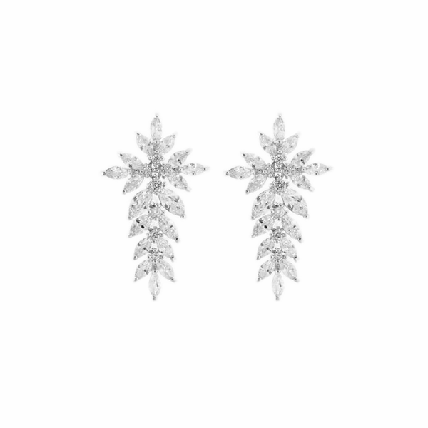 Crystal Cascading Earrings | M