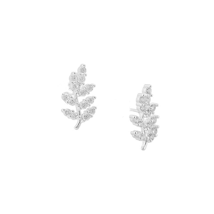 Crystal Leaves Earrings