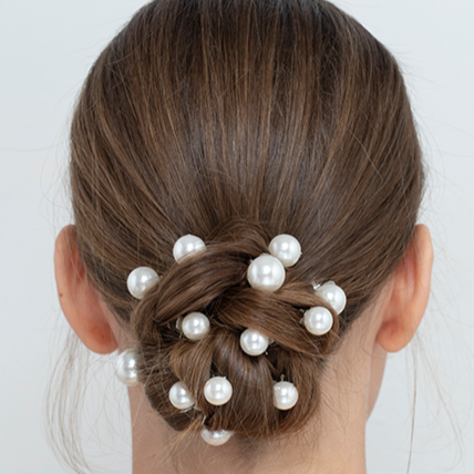 Pearl Hair Studs