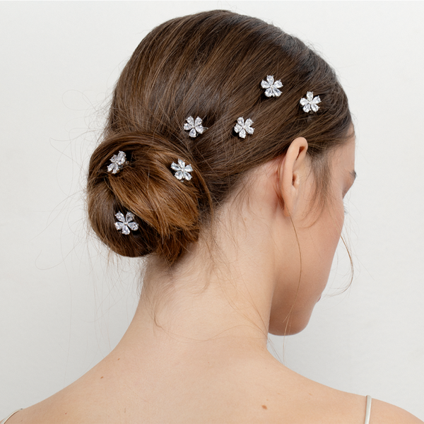 Flower Hair Studs