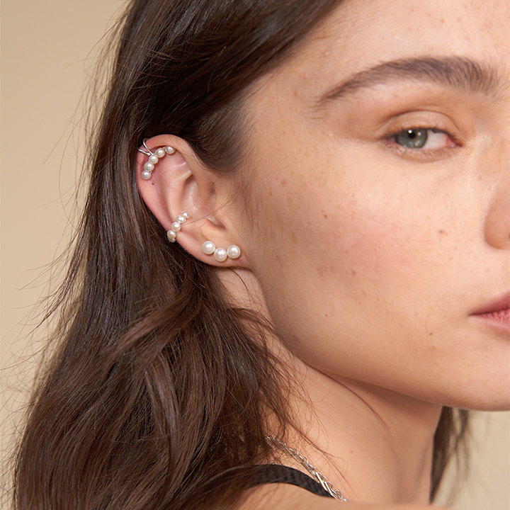 Pearl Trio Earrings