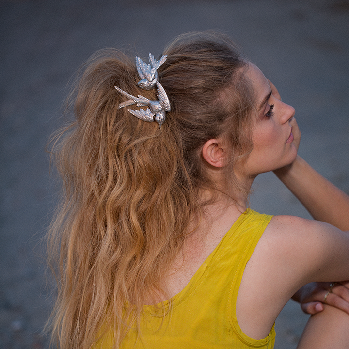 Sunbird Hair Pin