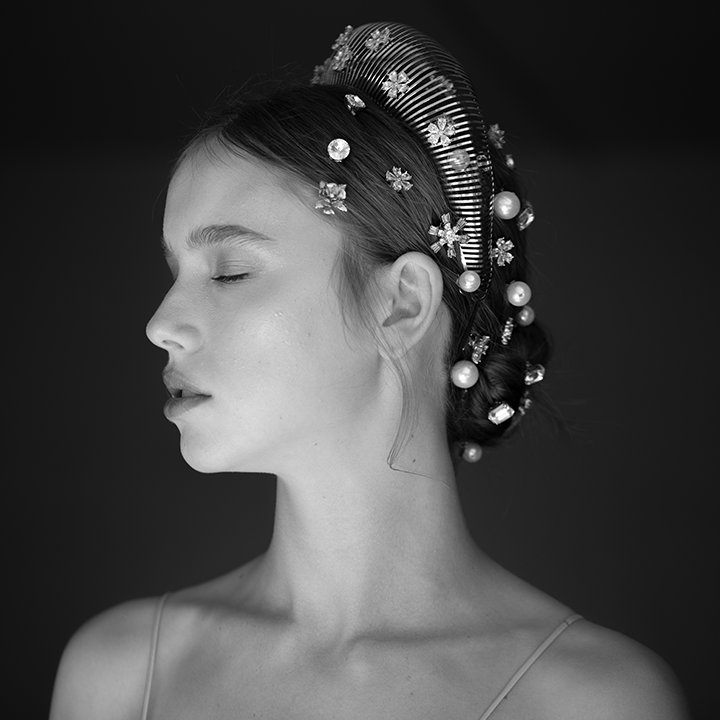 Aura Hair Studs