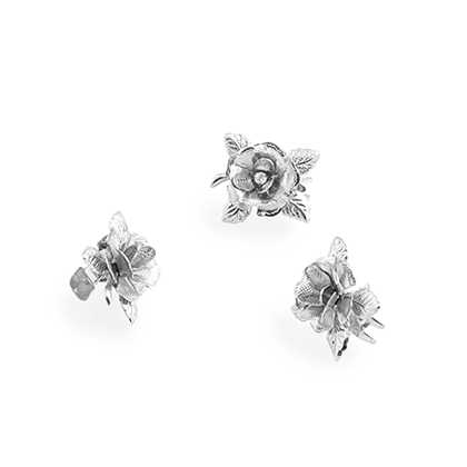 Rose Hair Studs
