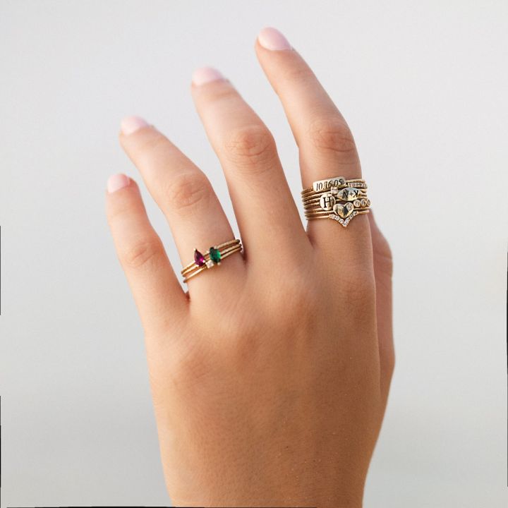 United in love Ring | 14K