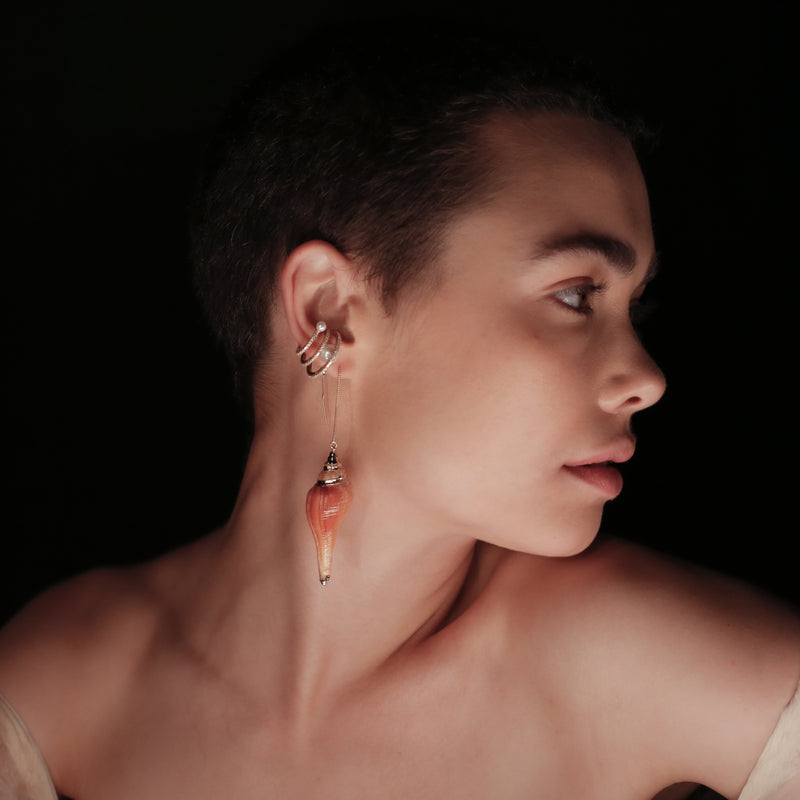 True Tulip Sea Shell Earring